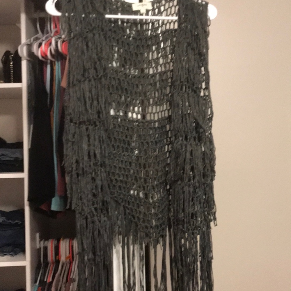 Fringe cover up.